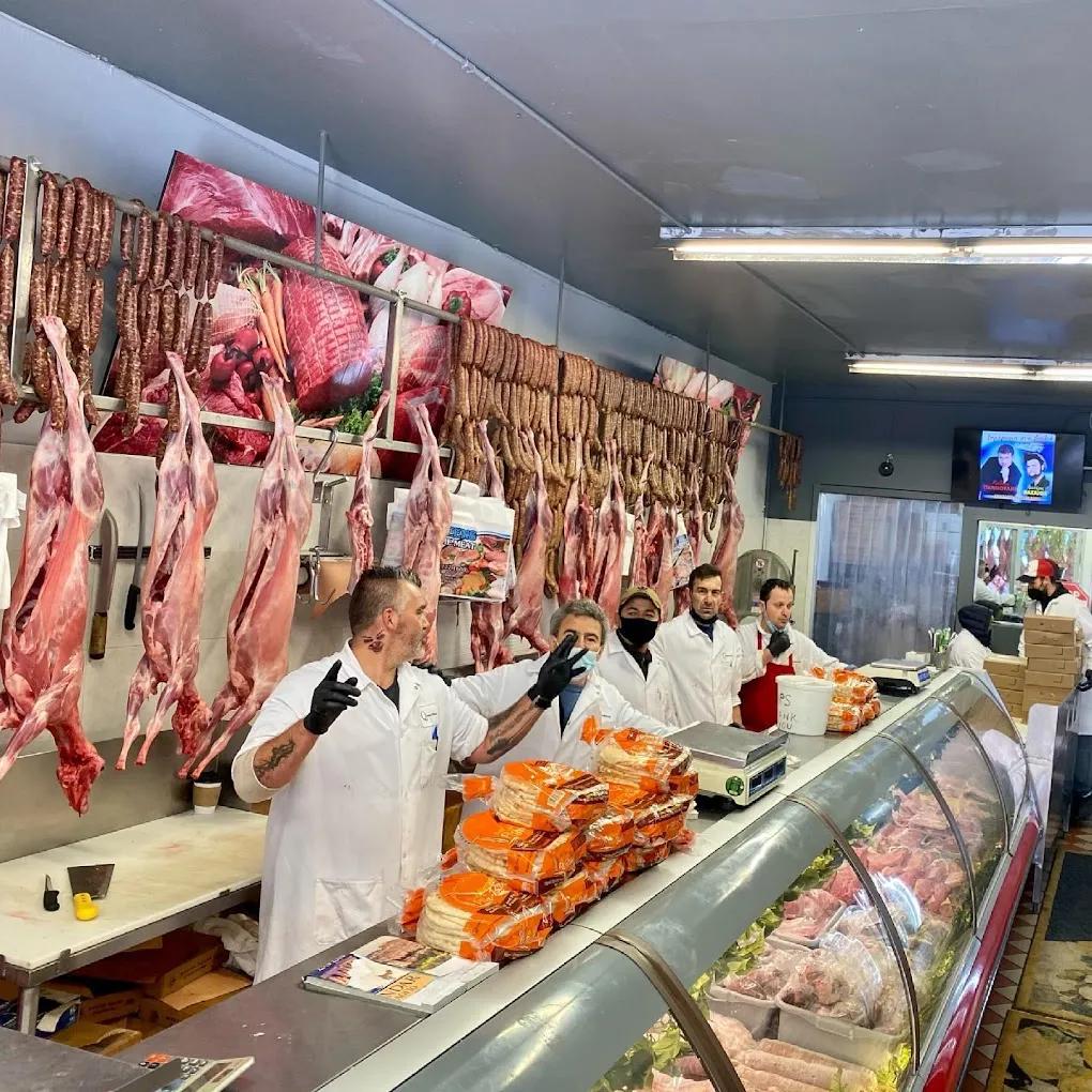 Healthy meal featuring organic meat with vegetables and grains in a bright kitchen